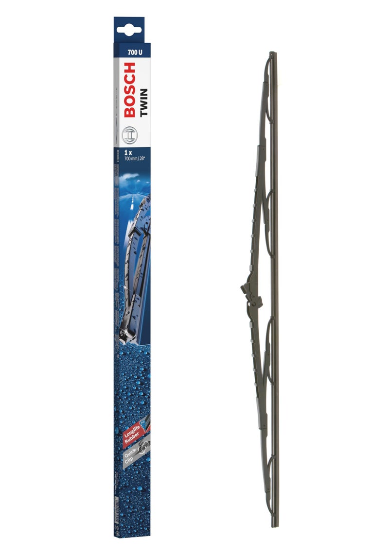 Bosch Wiper Blade Twin 700U, Length: 700mm – single front wiper blade - Image 1