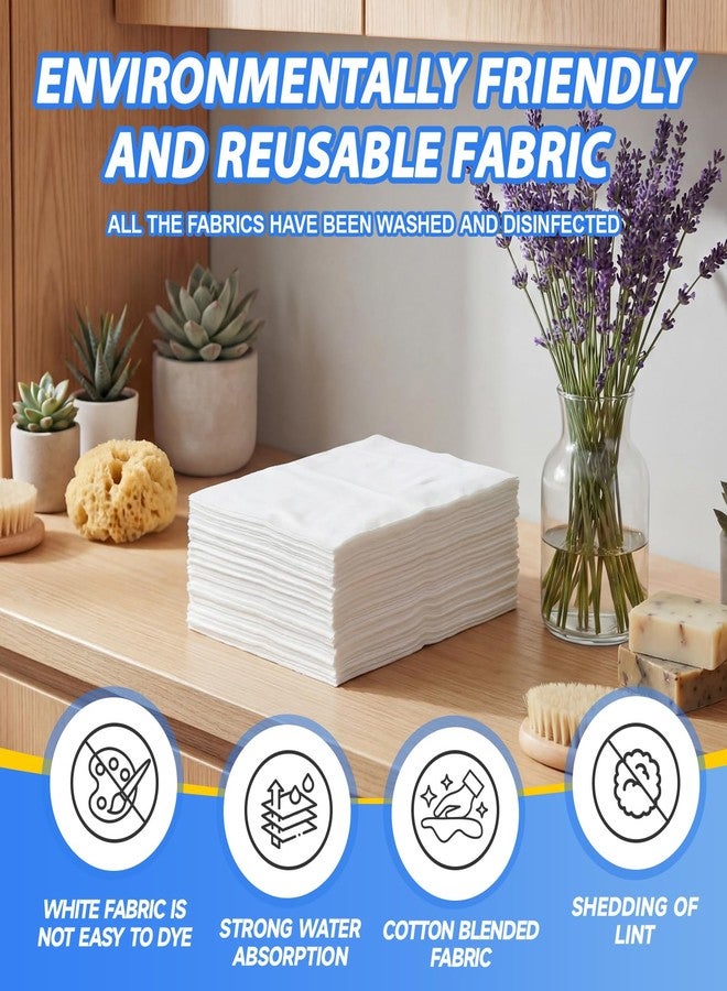 Teecyhooo 60 Pack Terry Cloth Towels for Cleaning, 14" x 17", 100% Cotton Washable Heavy Duty Bar Mop Absorbent Quick Dry Cleaning Rags for Housekeeping, Home, Kitchen, Garage - Image 4