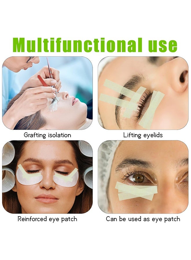 قِيرّا 6 لفات شريط تمديد الرموش، شريط تجميلي غير منسوج قابل للتنفس لمكياج العيون والآيلاينر، شريط رفع الوجه لاصق، أدوات وإكسسوارات المكياج، ألوان متعددة (وردي أخضر بنفسجي) - Image 5