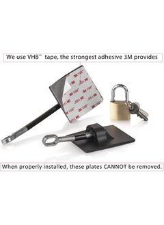 Generic Guardianite Computer Security Products 2-Pack Refrigerator Lock (2-Pack, Black with Keyed Padlock)  - Image 5
