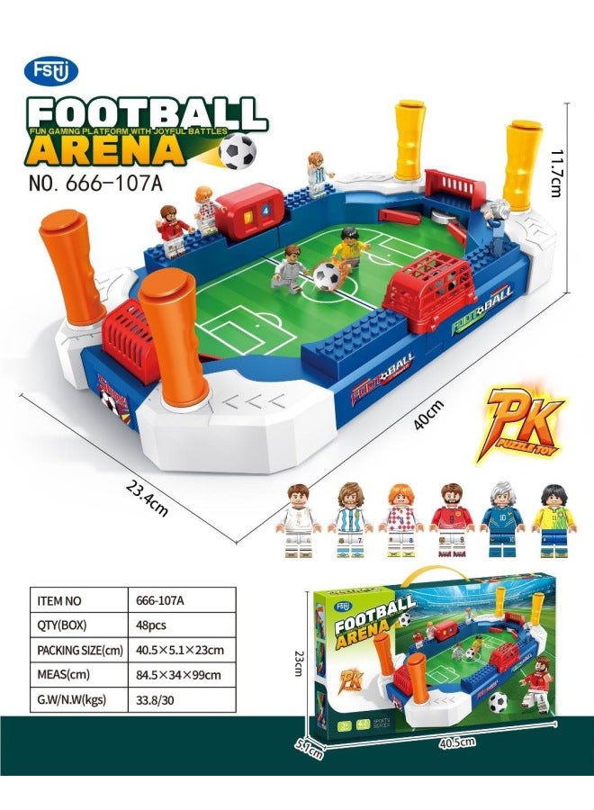 New Double Battle Table Football Field Children's Toy Board Game Educational Gift Boy Parent-Child Interaction World Cup