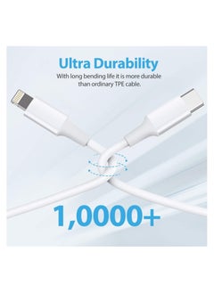 ELTRAZONE USB C to Lightning Cable 2Pack 3FT [Apple MFi Certified] iPhone 11 Lightning to USB-C Fast Charging Cable Compatible iPhone 12 11/11 Pro/11 Pro Max/X/XS/XR/XS Max/8/8 Plus  - Image 3