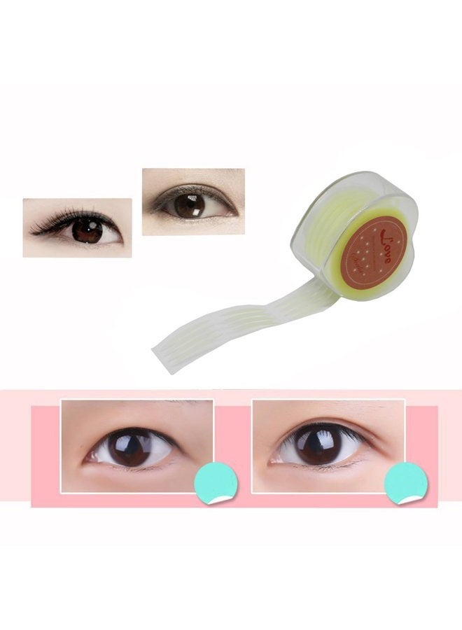 Dedila Pro 600 Pcs by a Box Makeup Breathable Eyelid Tape Big Eye Decoration Invisible Fold Eyelid Shadow Sticker Double Eyelid Tape Tool(with Fork rods)(Slim) - Image 3