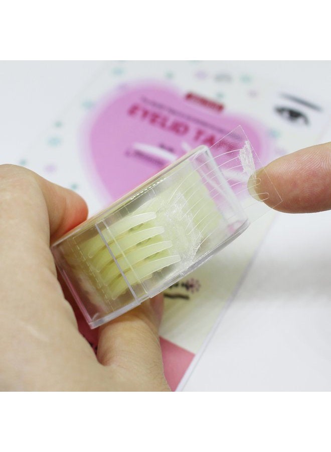 Dedila Pro 600 Pcs by a Box Makeup Breathable Eyelid Tape Big Eye Decoration Invisible Fold Eyelid Shadow Sticker Double Eyelid Tape Tool(with Fork rods)(Slim) - Image 4
