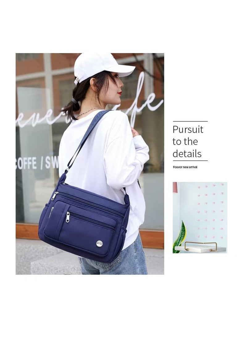 Women's single shoulder handbag, spacious multi pocket bag, women's crossbody bag, fashionable handbag, top handle shoulder bag  - Image 3