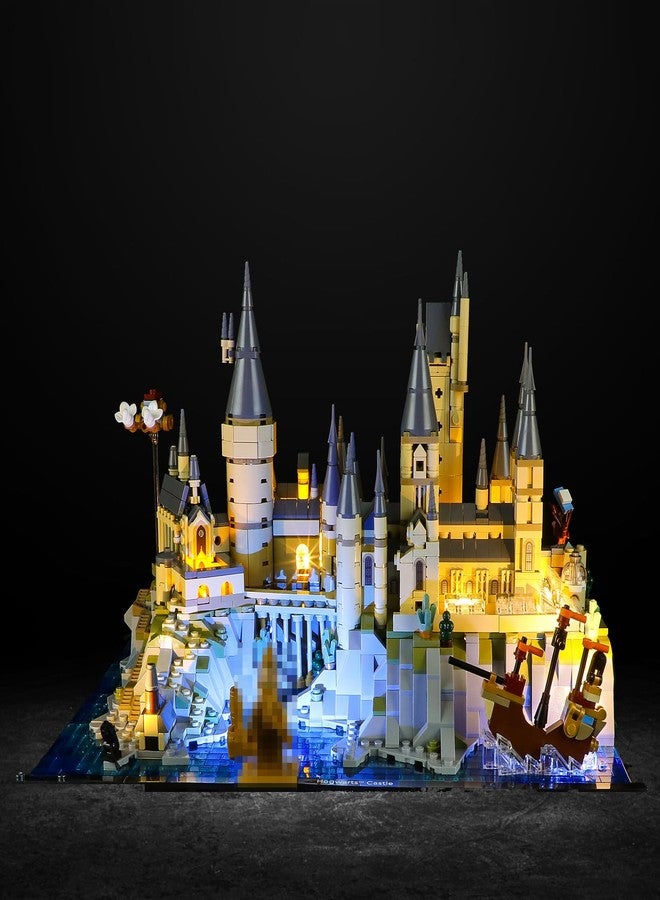 Vaodest مصباح LED من Vaodest لمجموعة Lego 76419 Castle and Grounds، تصميم وتكوين متوافق مع الموديل 76419 (مصباح LED فقط، وليس مجموعة مكعبات البناء). - Image 1