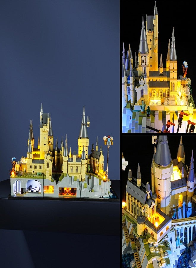 Vaodest مصباح LED من Vaodest لمجموعة Lego 76419 Castle and Grounds، تصميم وتكوين متوافق مع الموديل 76419 (مصباح LED فقط، وليس مجموعة مكعبات البناء). - Image 4