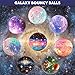 Pllieay 16PCS Solar System for Kids Galaxy Space Toys 45mm Bouncy Balls Bulk and Galaxy Flashcards for Party Favors Educational Space Toys - Image 4
