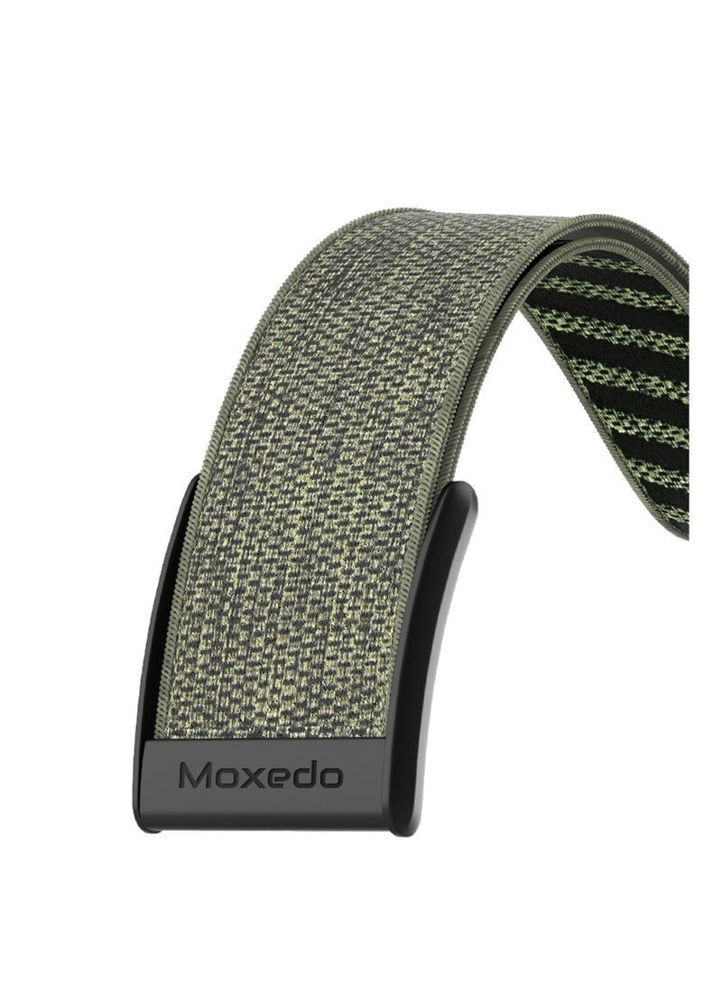Moxedo Moxedo Fit-Weave Nylon Braided Band - Cray Green  - Image 1