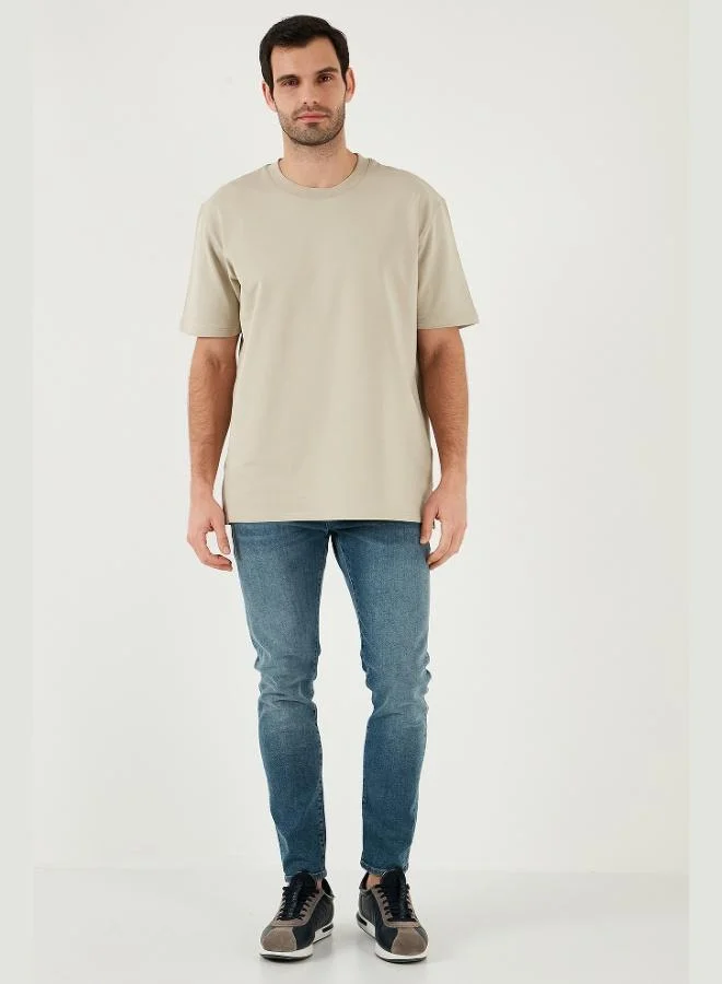 Buratti Buratti Cotton Crew Neck Relaxed Fit Basic T Shirt Men's T SHIRT 5902610