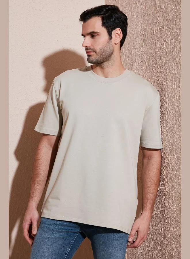 Buratti Buratti Cotton Crew Neck Relaxed Fit Basic T Shirt Men's T SHIRT 5902610