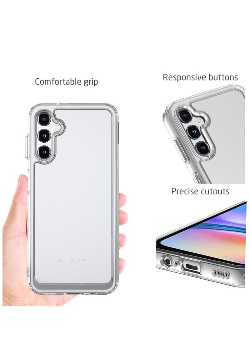 CHAPPELINE - AIRBAG CASE Series Premium Transparent Airbag Shockproof Anti-Yellowing with Iron Plate Case Cover For Samsung Galaxy A05s 4G 2023 Clear - Image 1