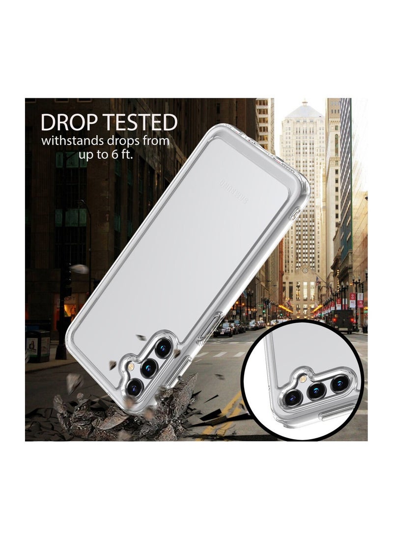 CHAPPELINE - AIRBAG CASE Series Premium Transparent Airbag Shockproof Anti-Yellowing with Iron Plate Case Cover For Samsung Galaxy A05s 4G 2023 Clear - Image 1