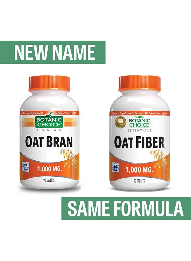 بوتانيك تشويس ألياف الشوفان من بوتانيك تشويس - مكمل غذائي طبيعي لصحة الجهاز الهضمي - للنساء والرجال - 90 قرصًا (1000 مجم) - Image 2