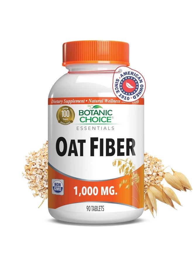 بوتانيك تشويس ألياف الشوفان من بوتانيك تشويس - مكمل غذائي طبيعي لصحة الجهاز الهضمي - للنساء والرجال - 90 قرصًا (1000 مجم) - Image 1