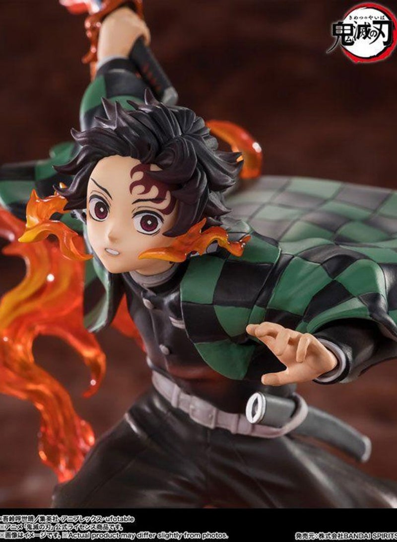 BANDAI TAMASHII Figuarts ZERO Tanjiro Kamado Rengoku Guard ver. Figure (Demon Slayer: Kimetsu no Yaiba) - Image 2