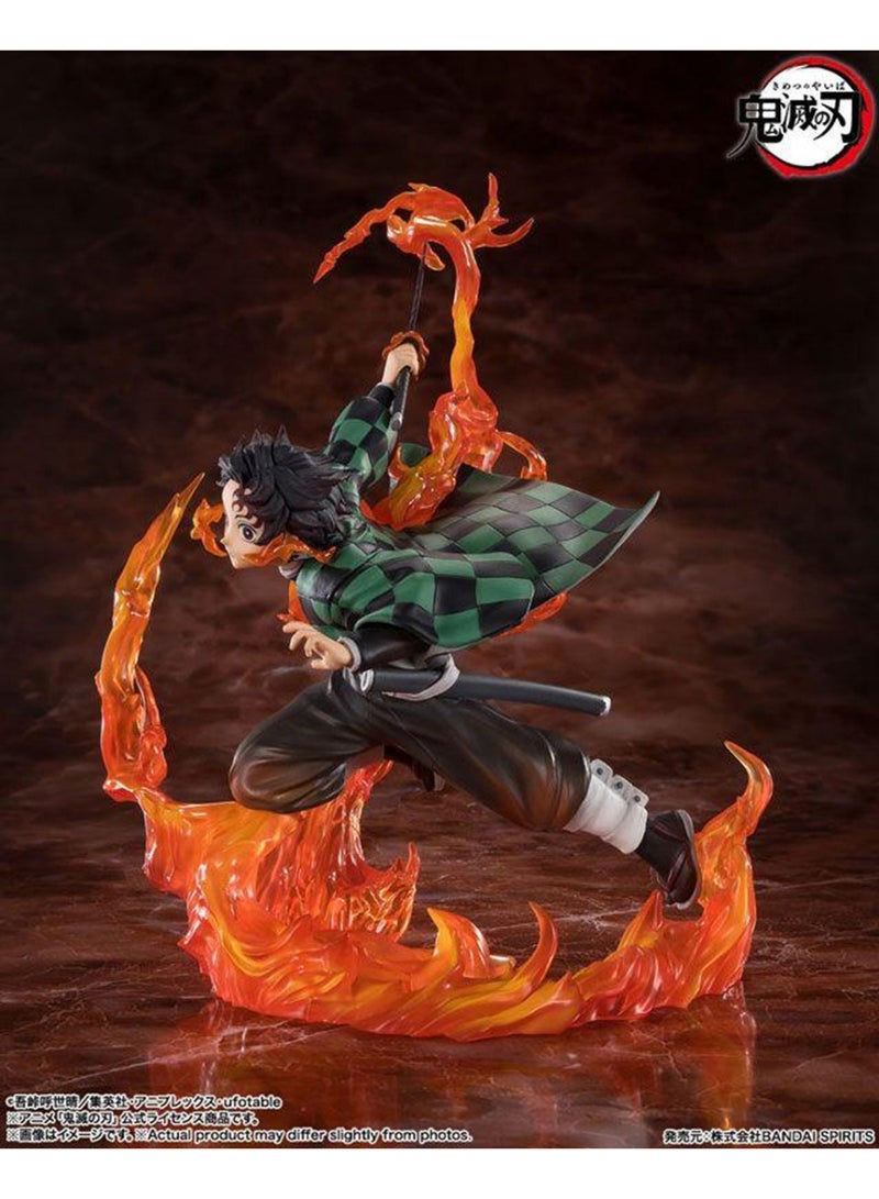 BANDAI TAMASHII Figuarts ZERO Tanjiro Kamado Rengoku Guard ver. Figure (Demon Slayer: Kimetsu no Yaiba) - Image 4