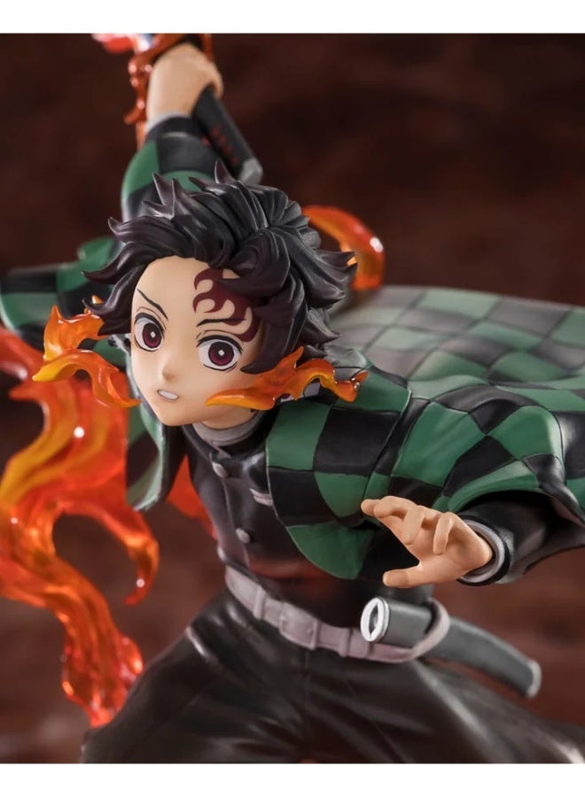 BANDAI TAMASHII Figuarts ZERO Tanjiro Kamado Rengoku Guard ver. Figure (Demon Slayer: Kimetsu no Yaiba) - Image 4