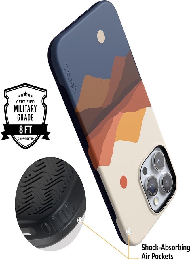Casely iPhone 16 Pro Max Case | Day Night Colorblock Mountains | Opposites Attract | Compatible with MagSafe | Bold Protective Design - Image 5