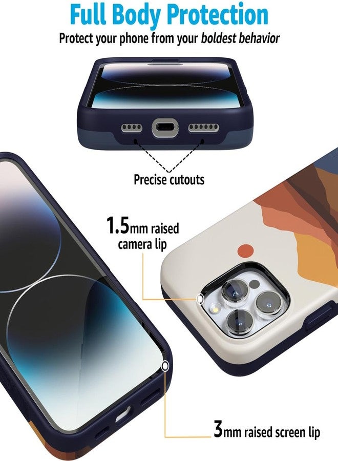 Casely iPhone 16 Pro Max Case | Day Night Colorblock Mountains | Opposites Attract | Compatible with MagSafe | Bold Protective Design - Image 2