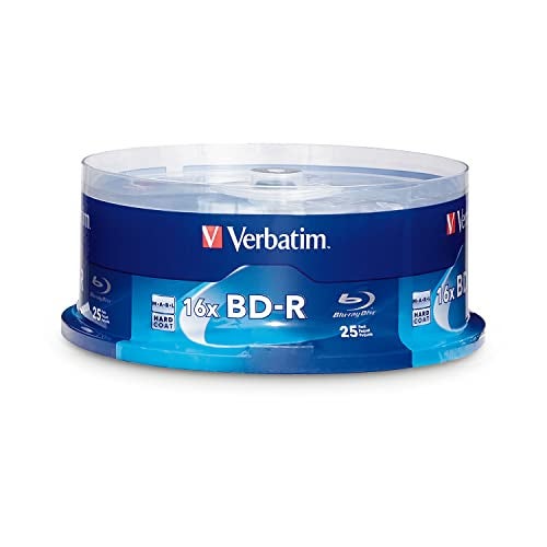 Verbatim BDR 25GB 16X Bluray Recordable Media Disc 25 Pack Spindle 97457 - Image 1