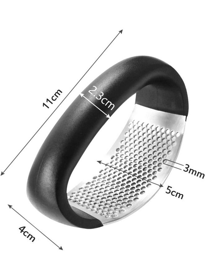 Baskety عصارة الثوم باسكتي، كسارة الثوم، ضاغط الثوم من الفولاذ المقاوم للصدأ، كسارة الثوم من الفولاذ المقاوم للصدأ، قاطع الثوم من الفولاذ المقاوم للصدأ، آمنة للغسل في غسالة الصحون - Image 2