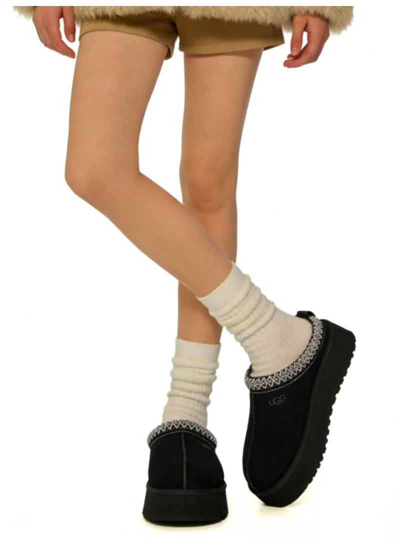 UGG Tazz Platform Suede Slippers - Image 5