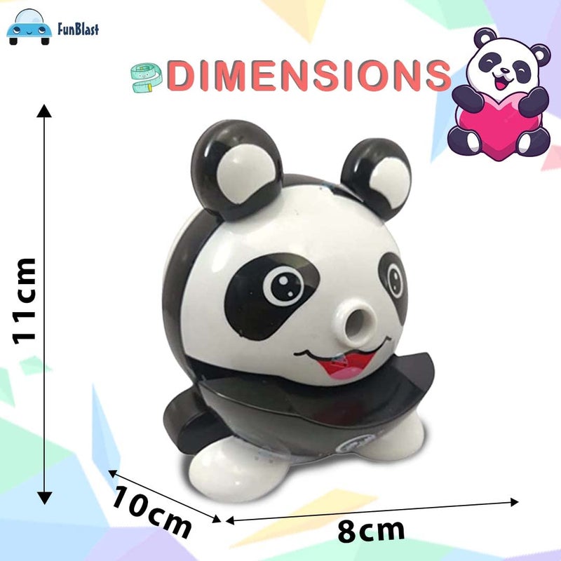 FunBlast FunBlast Sharpener for Kids Pencil Sharpener Sharpeners for Kids Boys Girls School Kit and Office Stationary Items Stationary Kit Table Sharpener Machine Birthday Return Gift Panda - Image 2
