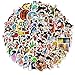 Tvoip 100Pcs Anime Stickers Pack Cartoon Characters Stickers Movie Decorative Sticker for Water Bottle Laptop Luggage Skateboard Planner Waterproof Vinyl Horror Decals for Teens Adults - Image 3