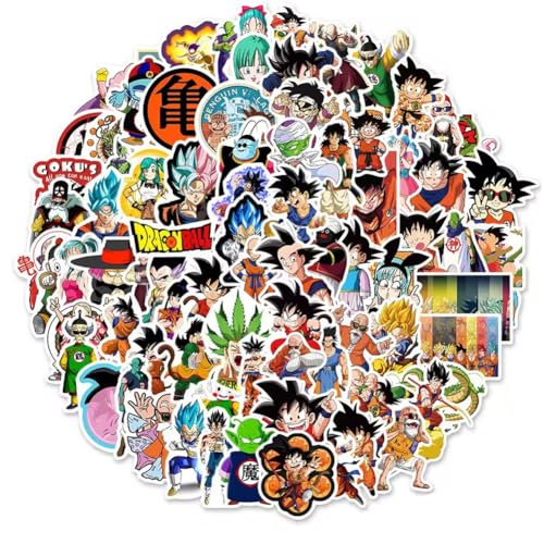 Tvoip 100Pcs Anime Stickers Pack Cartoon Characters Stickers Movie Decorative Sticker for Water Bottle Laptop Luggage Skateboard Planner Waterproof Vinyl Horror Decals for Teens Adults - Image 1