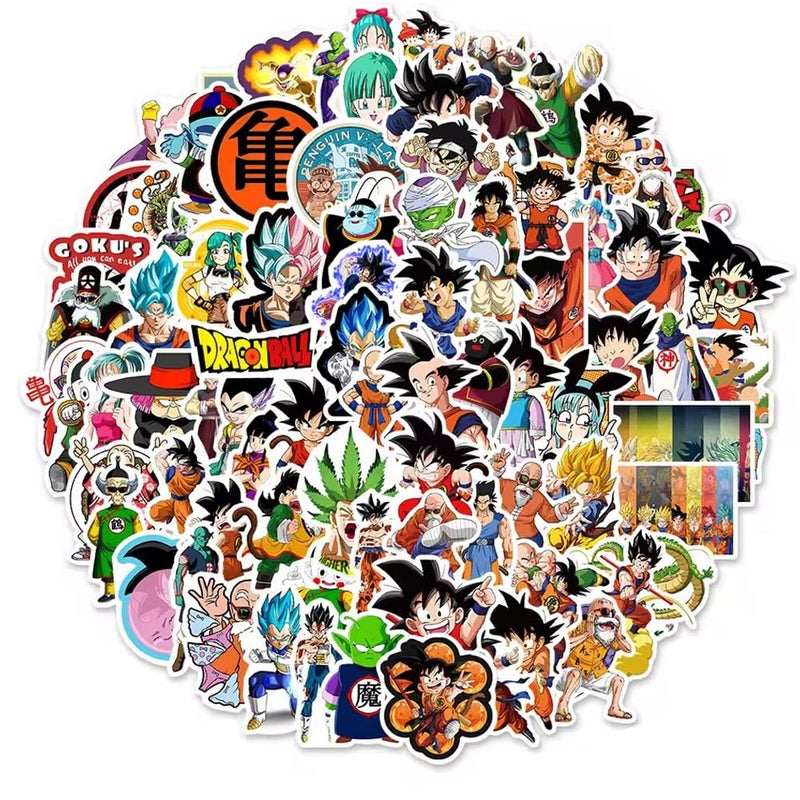 Tvoip 100Pcs Anime Stickers Pack Cartoon Characters Stickers Movie Decorative Sticker for Water Bottle Laptop Luggage Skateboard Planner Waterproof Vinyl Horror Decals for Teens Adults - Image 2