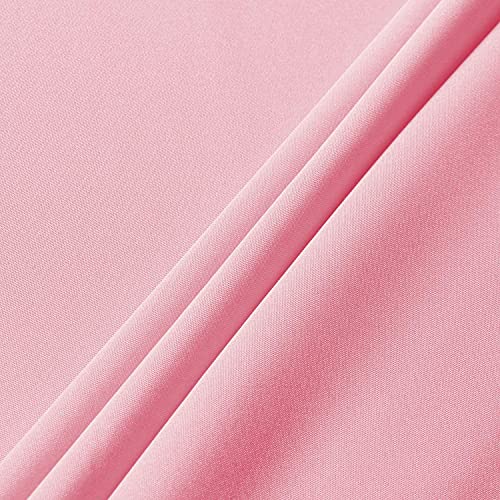 ATOOTFUSION Premium Soft Cloth Rectangular Tablecloth – 40" x 60" | Elegant & Durable Wedding, Party, Event, and Patio Table Cover (Pink) - Image 4