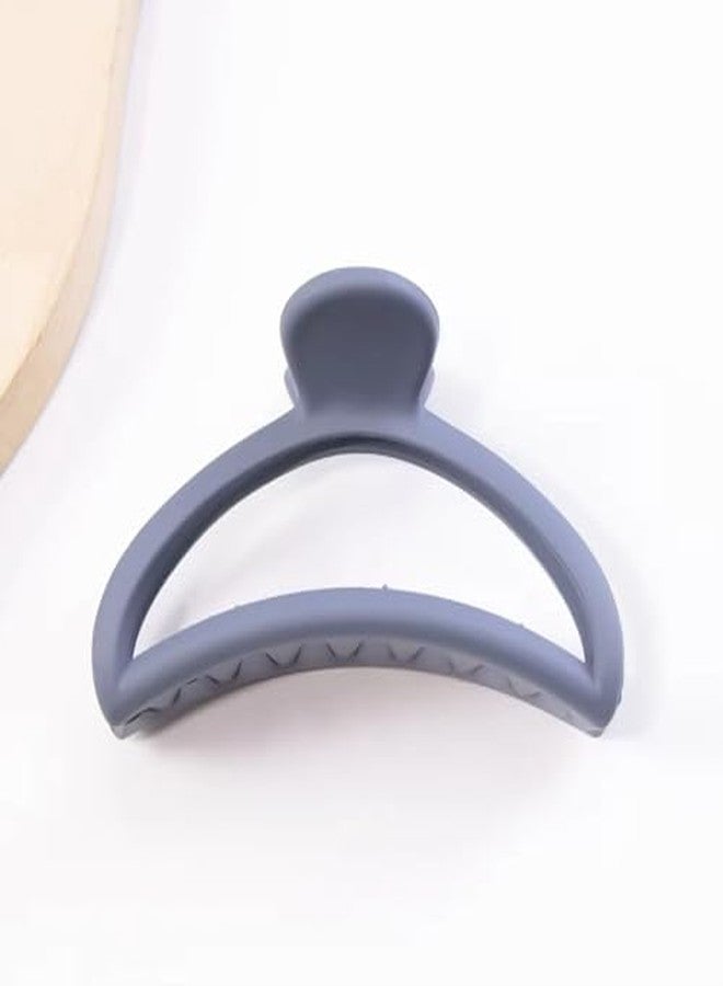 Radhya Accessories مشابك شعر راديا أكسسوارات باستيل، 10 سم، بلمسة نهائية غير لامعة، عبوة من قطعتين، مشبك شعر للبنات، إكسسوارات شعر كورية - Image 4