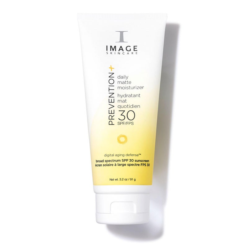 IMAGE Skincare, PREVENTION+ Daily Matte Moisturizer SPF 30, Zinc Oxide Mattifying Face Sunscreen Lotion, Amazon Exclusive, 3.2 oz - Image 1