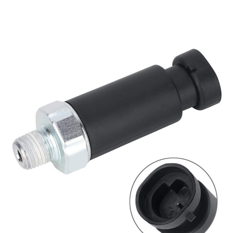12562266 D1819A Engine Oil Pressure Sensor Switch Unit Compatible with GMC Chevy Buick Cadillac Isuzu Oldsmobile Pontiac 10068546 10240133 12562571 97225635 PS216 1S6632 PS230