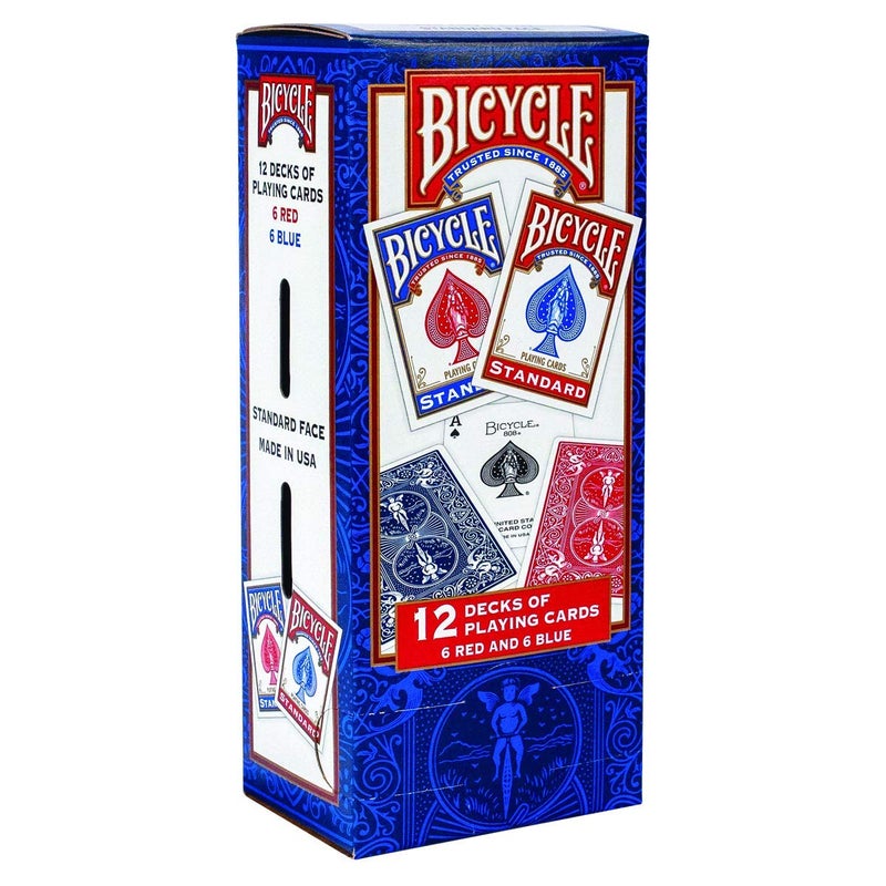 Bicycle Standard Index Playing Cards, 12 Pack - Image 1