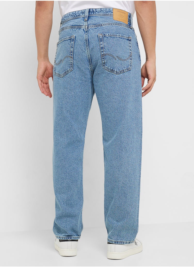 JACK & JONES Stright Fit Light Wash Jeans  - Image 3