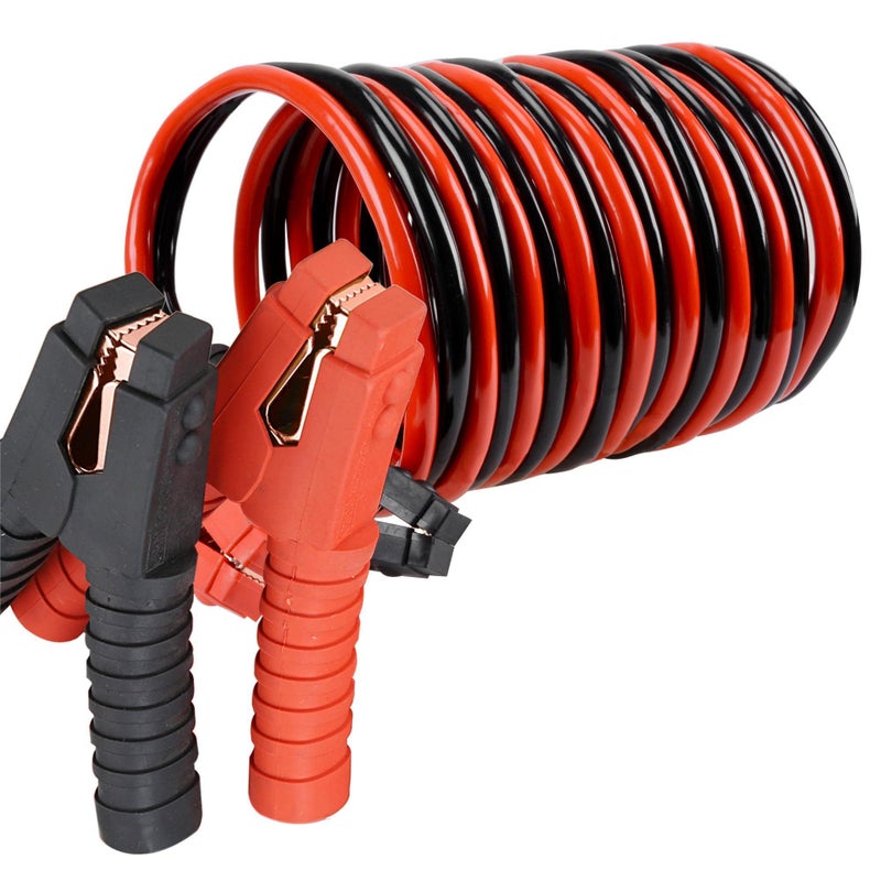 Voilamart كابلات قفز ثقيلة من فويلامارت 2 قياس 20 قدم 1200 أمبير مع حقيبة حمل