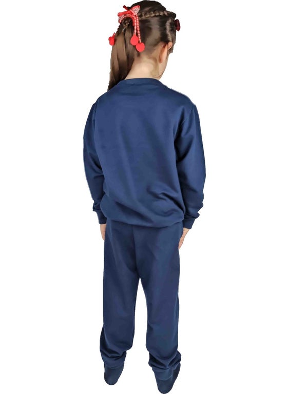 Girl Waitress Navy Blue Printed Cotton Tracksuit Set - pzsku/Z28BA6FB25482A1E04ABCZ/45/_/1731017149/9af715a7-8630-4e2c-9cfd-a52839f4ee22