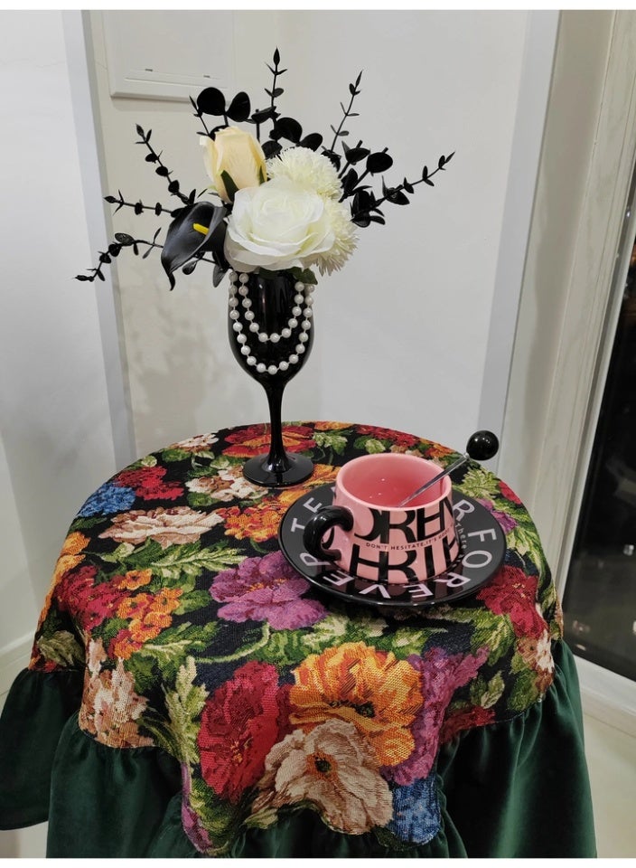 NIBEMINENT Luxury 2-Piece Ceramic Coffee Cup & Tea Cup , Mug Cup with Elegant Gift Boxed for  friend Wedding, Housewarming or Home Decor - Image 2