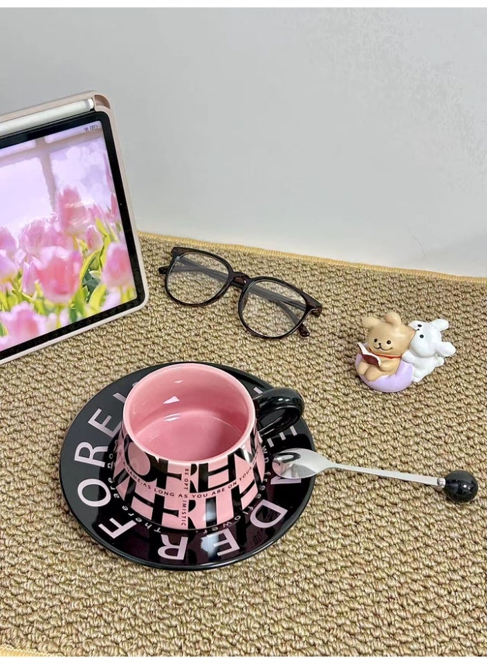 NIBEMINENT Luxury 2-Piece Ceramic Coffee Cup & Tea Cup , Mug Cup with Elegant Gift Boxed for  friend Wedding, Housewarming or Home Decor - Image 4