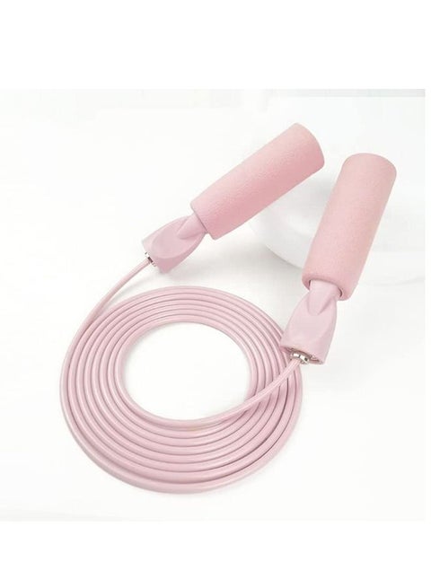 Skipping Jump Rope Double Weighted Adjustable Extra Thick Tangle Free Double Fat Burning with Weighted Jumping Rope for Endurance Weight Lose Cross fit MMA Cardio and Workout.