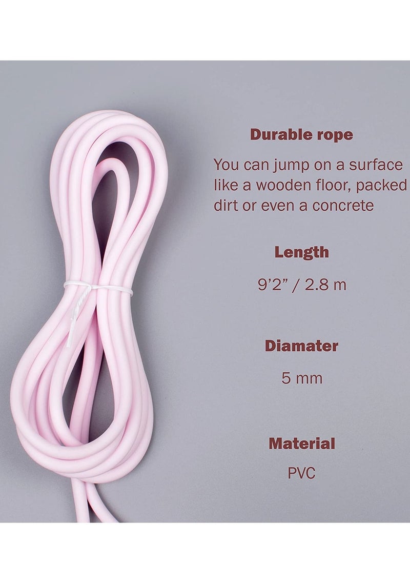 TYCOM Skipping Jump Rope Double Weighted Adjustable Extra Thick Tangle Free Double Fat Burning with Weighted Jumping Rope for Endurance Weight Lose Cross fit MMA Cardio and Workout.  - Image 2