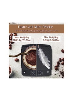 coffee scale with timer, 2kg/0.1g High Precision Espresso Scale for Espresso and Pour Over Coffee,High Precision Small Multifunctional Digital Kitchen Food Scale - pzsku/Z28BA957DC3E945FE46B8Z/45/_/1692605725/91832e26-695b-4558-963e-14a19c54019d