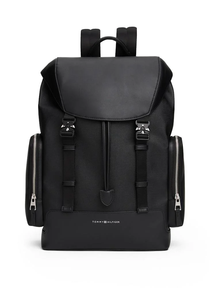 تومي هيلفيغر حقائب ظهر بغطاء بشعار