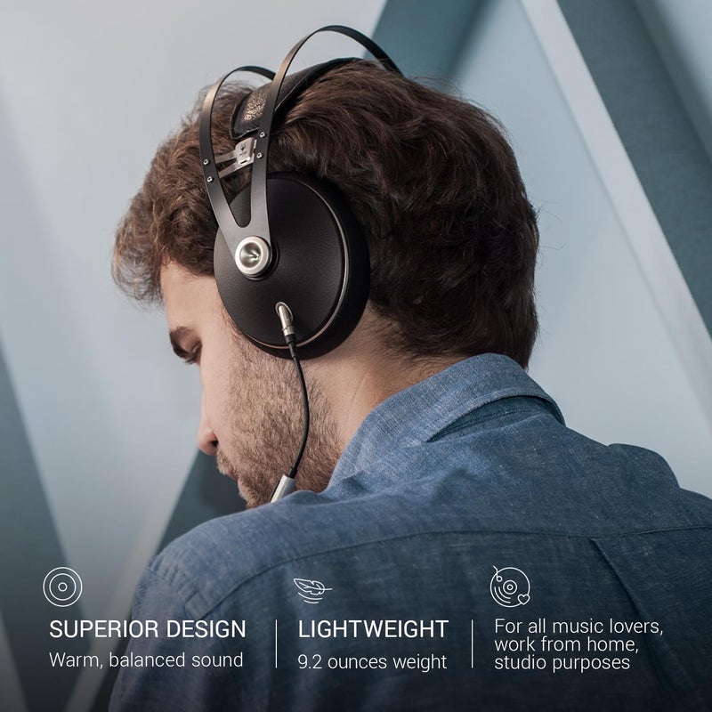 MEZE AUDIO MEZE AUDIO | 99 NEO | Closed-Back Headphones for Audiophiles | Gaming | Podcasts | Home Office | Wired Over-Ear Headphones with Mic and Self Adjustable Headband  - Image 3