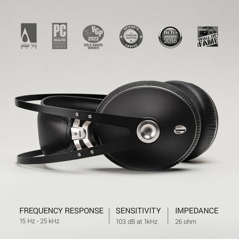 MEZE AUDIO MEZE AUDIO | 99 NEO | Closed-Back Headphones for Audiophiles | Gaming | Podcasts | Home Office | Wired Over-Ear Headphones with Mic and Self Adjustable Headband  - Image 2