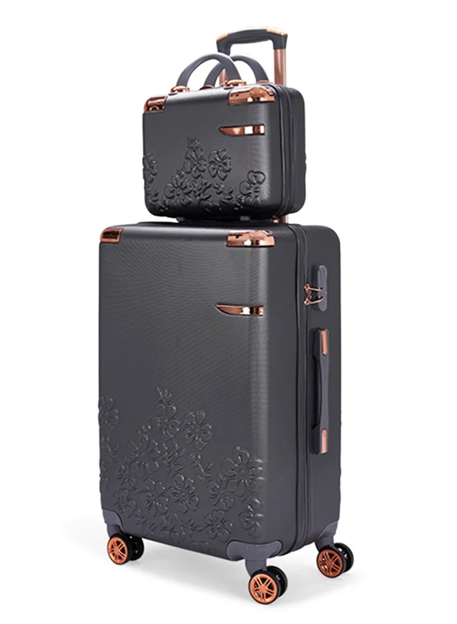 LIMRA Luggage set 5 pieces travel Bags with a distinctive design from limra grey
