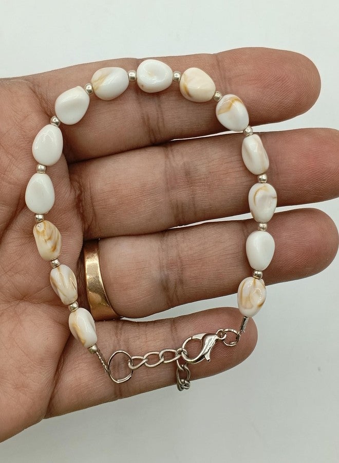TEJ GIFTS سوار خرز شاطئي صناعي من TEJ GIFTS للنساء والفتيات | مجوهرات حفلات قابلة للتعديل | مناسب للحفلات والارتداء اليومي | مجوهرات للمعصم | مشبك محكم وآمن (التصميم 1) - Image 3