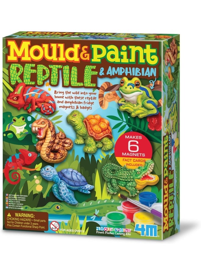 4m 4M Mould & Paint Reptile & Amphibian Craft Kit  - Image 2